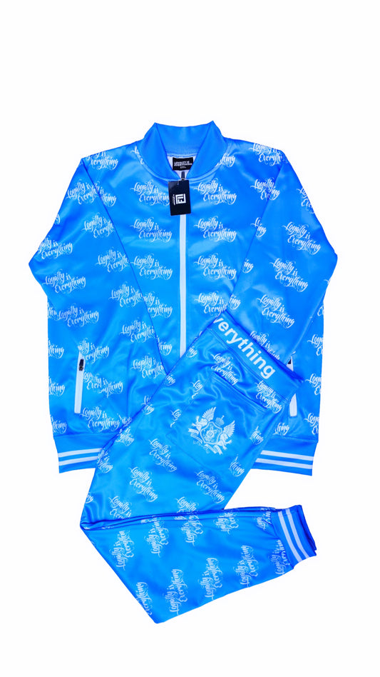 Baby blue LIE Tracksuit set